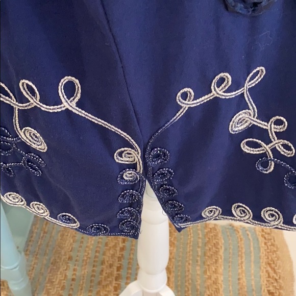 Once Again Blue Embellished Tunic size 3X - Picture 7 of 10